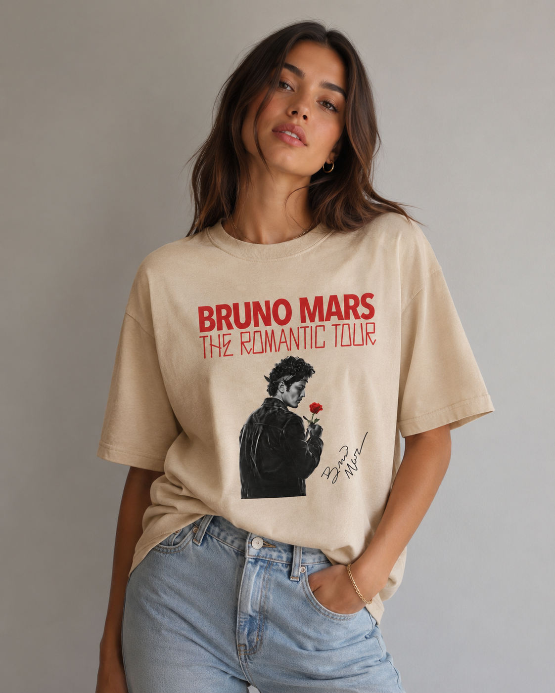 Bruno mars - The Romantic Tour T-shirt