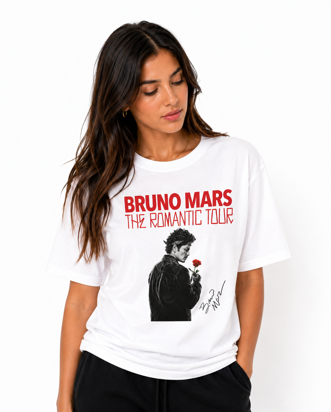 Bruno mars - The Romantic Tour T-shirt
