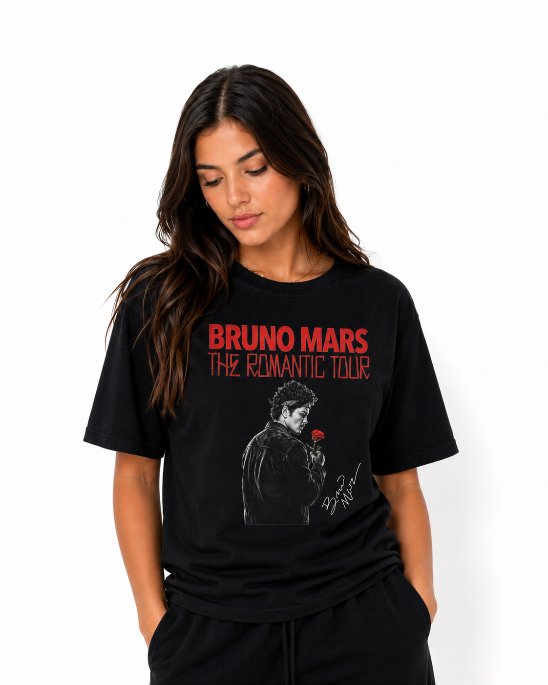 Bruno mars - The Romantic Tour T-shirt
