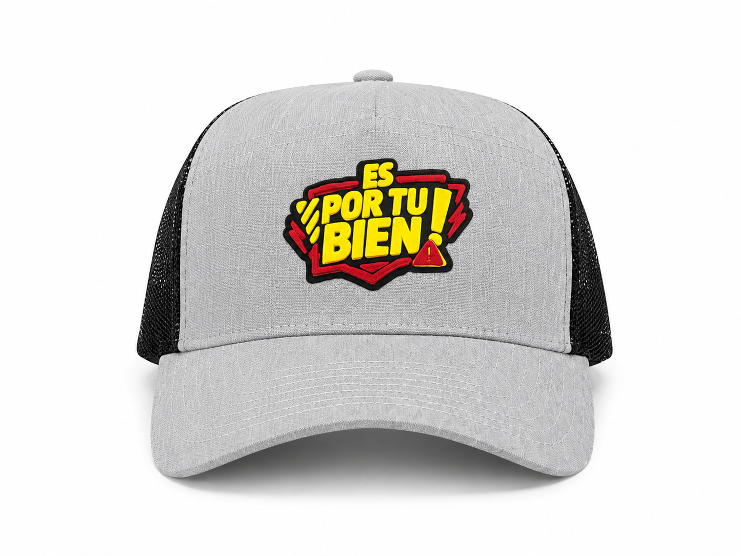 Gorra Es Por Tu Bien - Gris/Negra Trucker