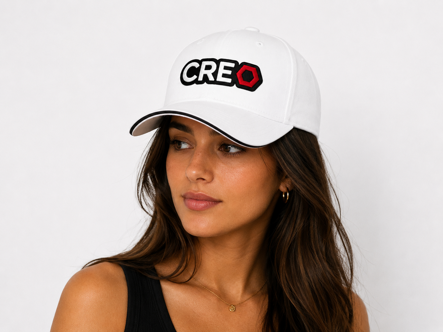 Gorra CREO Classic – Edición Blanco y Negro