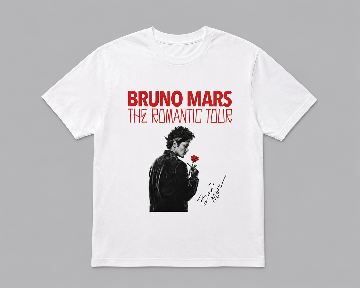 Bruno mars - The Romantic Tour T-shirt