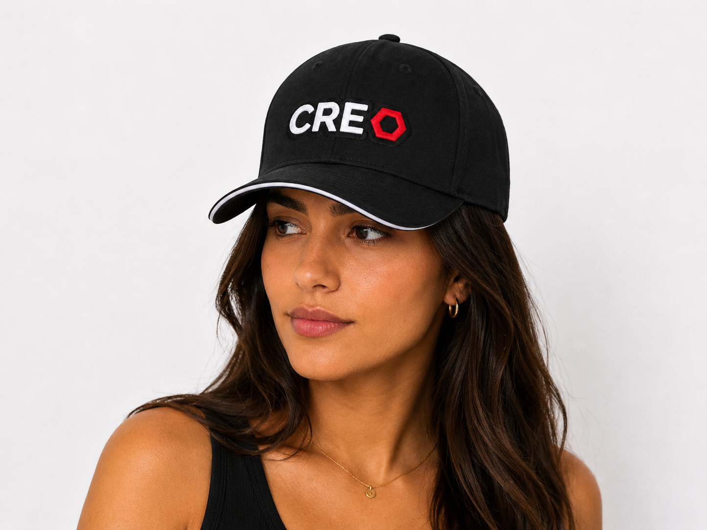 Gorra CREO Classic – Edición Blanco y Negro